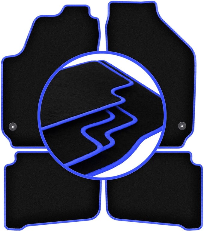 CARLUX-BLUE automatten voor: Volkswagen Fox hatchback (2005-2011)