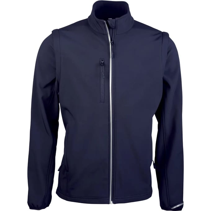 PROACT® Softshell met afritsbare mouwen PA323 - Navy - M