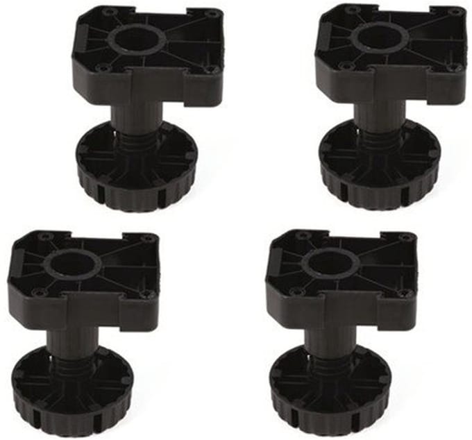 Set van 4 stelpoten 88-130 mm - opschroefmodel