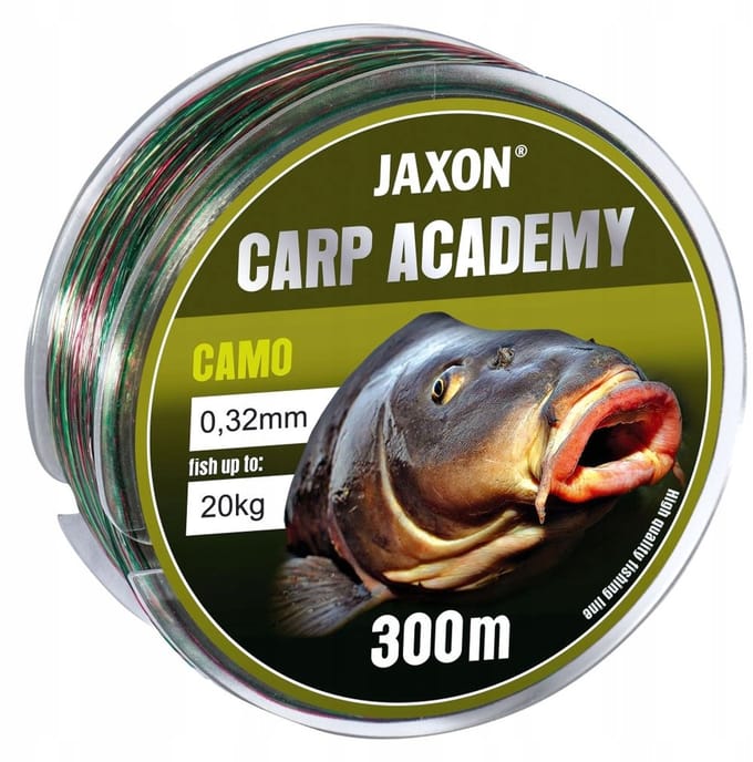 Jaxon Carp Academy Camo Vislijn 0,32mm 300m - Camouflage