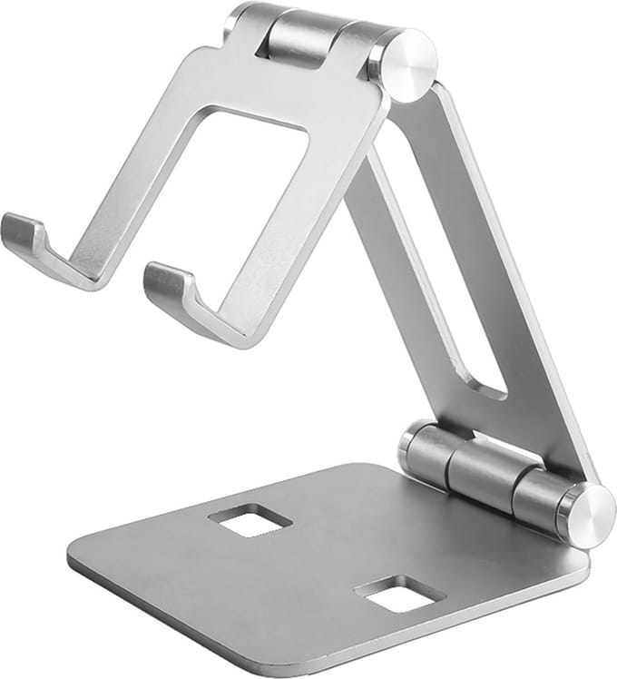 MMOBIEL Telefoonhouder Bureau - Verstelbare Telefoon, e-Reader en Tablet Houder - Universele Telefoonstandaard - Aluminium