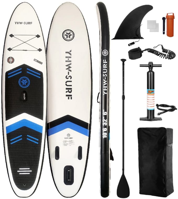 Bovista Sup Board - Opblaasbaar - Supboard - Sup Boards - Paddle - Kayak - 320cm - Wit