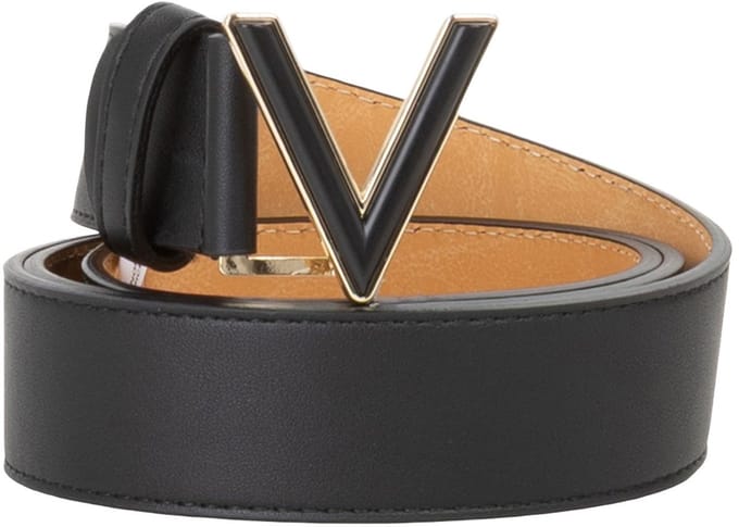 VALENTINO riem Glow Belt W75 Nero / Oro zwart