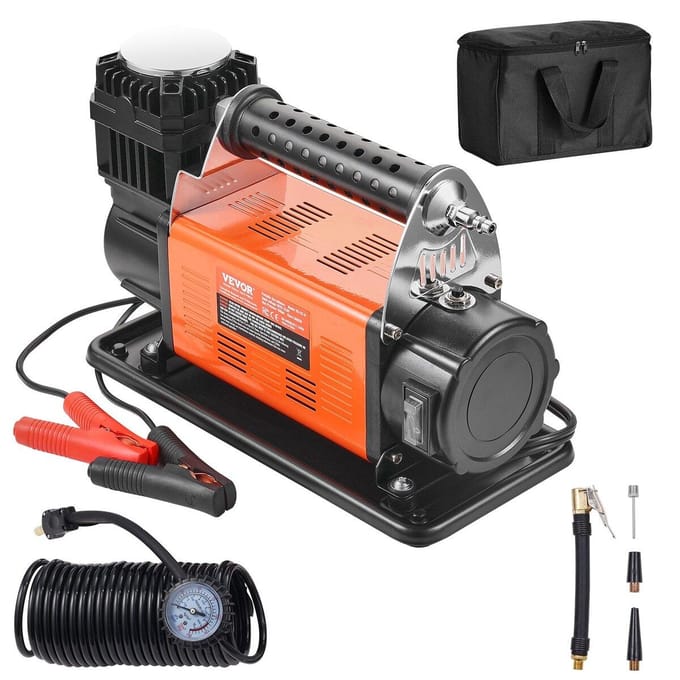 Compresseur d'air robuste 7,06 CFM 150 PSI Gonfleur de pneus portable Pompe à air