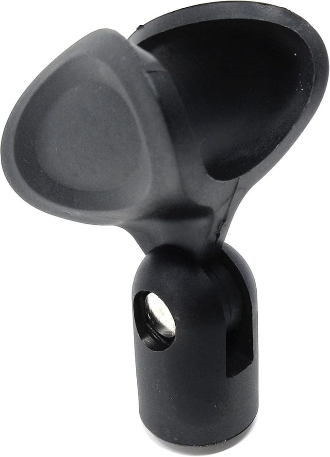 Universele microfoonhouder 25-30 mm met metalen draadadapter 5/8" naar 3/8" inclusief