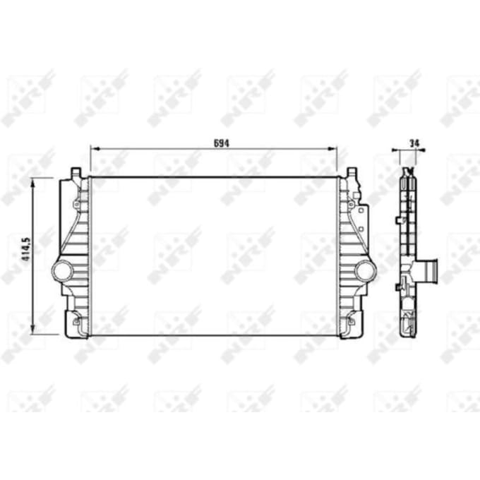 Intercooler NRF 30873