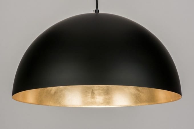 Lumidora Hanglamp 72345 - EASTON - E27 - Zwart - Metaal - ⌀ 50 cm