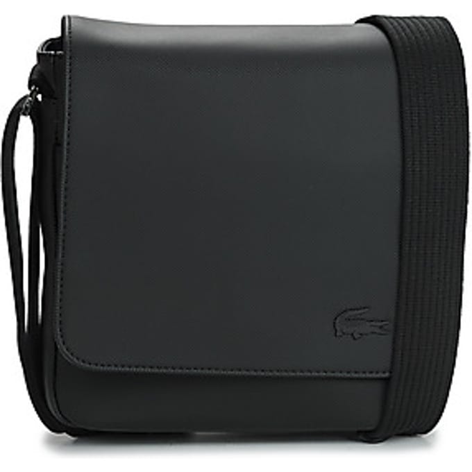 LACOSTE Schoudertas Men's Classic Flap Crossover Bag Noir Zwart
