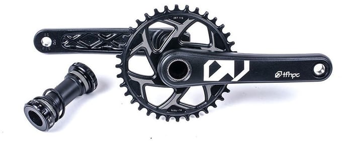 Tfhpc Mpx11 24 Mm 11s Crankstel Zwart 175 mm / 38t