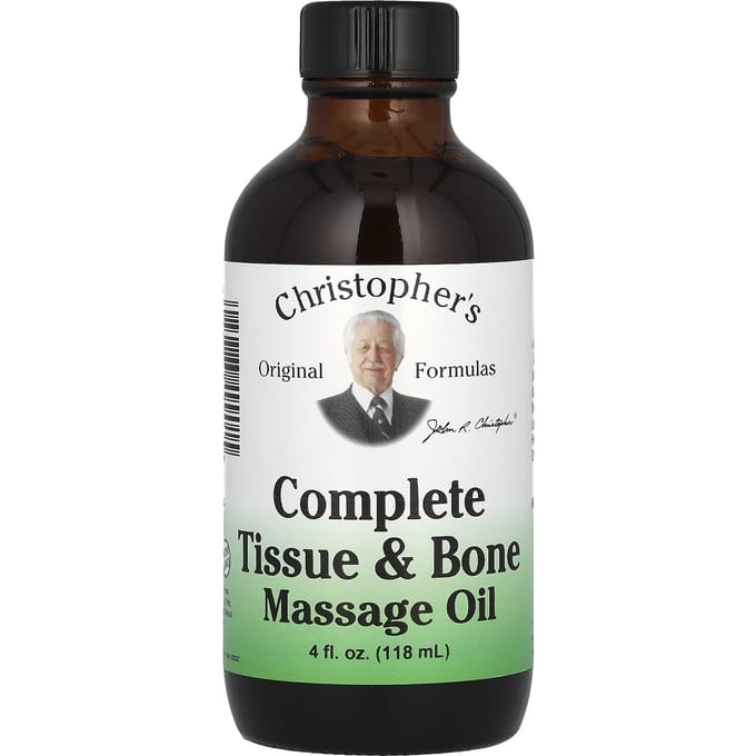 Christopher'S Original Formulas, Complete Tissue & Bone, Massage Oil, 118 Ml (4 Fl Oz) white