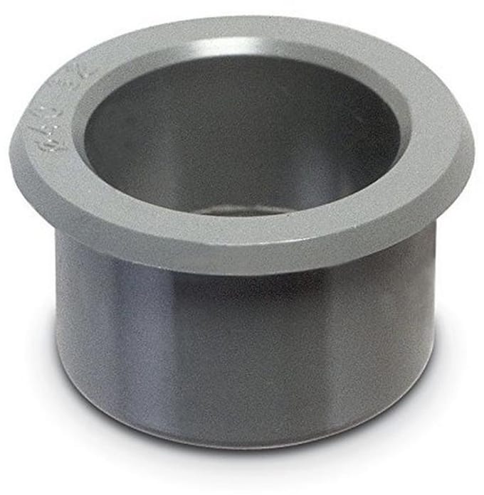 Concentrische PVC-reductie 50 mm naar 40 mm