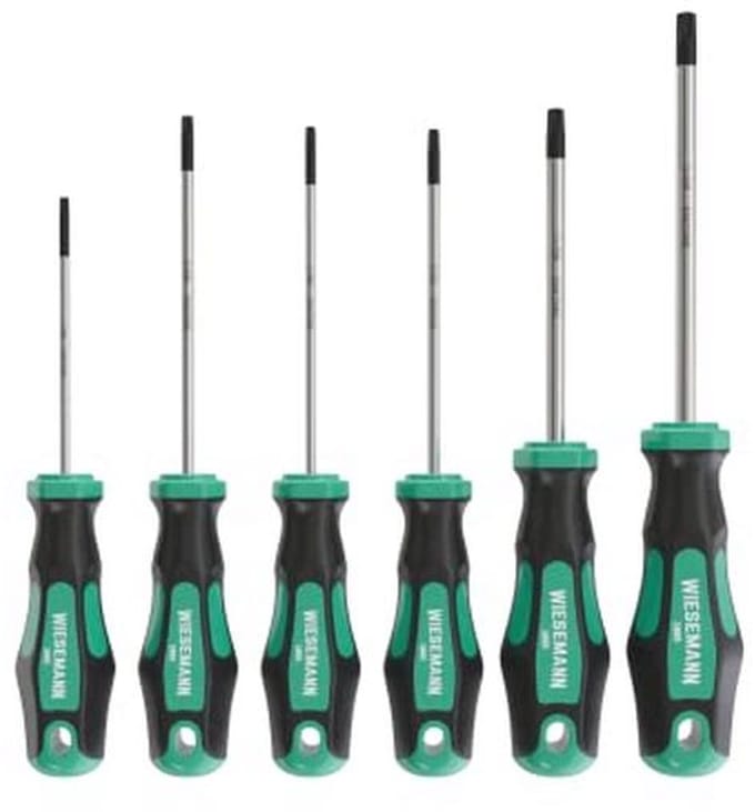 Torx Schroevendraaier Set 6 Delig met Magnetische ENSURE Tip