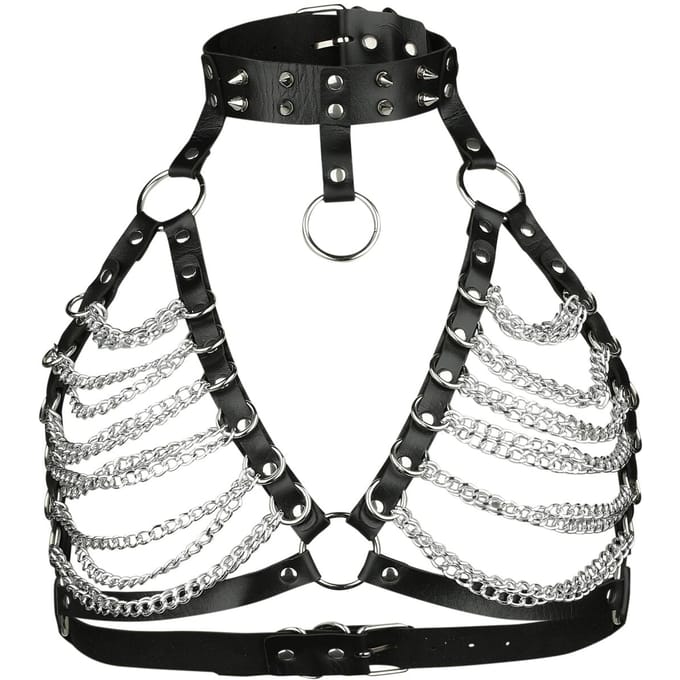 Poizen Industries - Gothic Harness - Tallulah Harness - voor Vrouwen - zwart