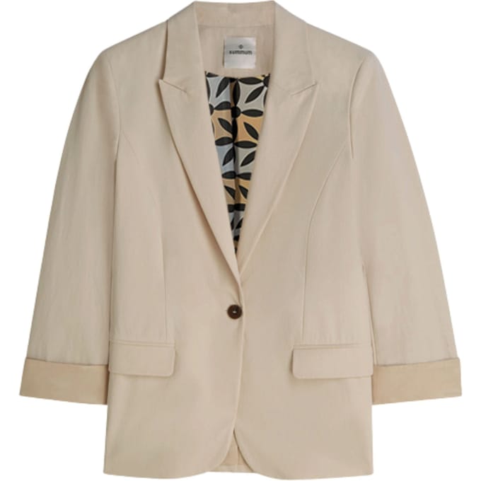 Summum Blazer Cotton Blend  Beige 1s1299-12365