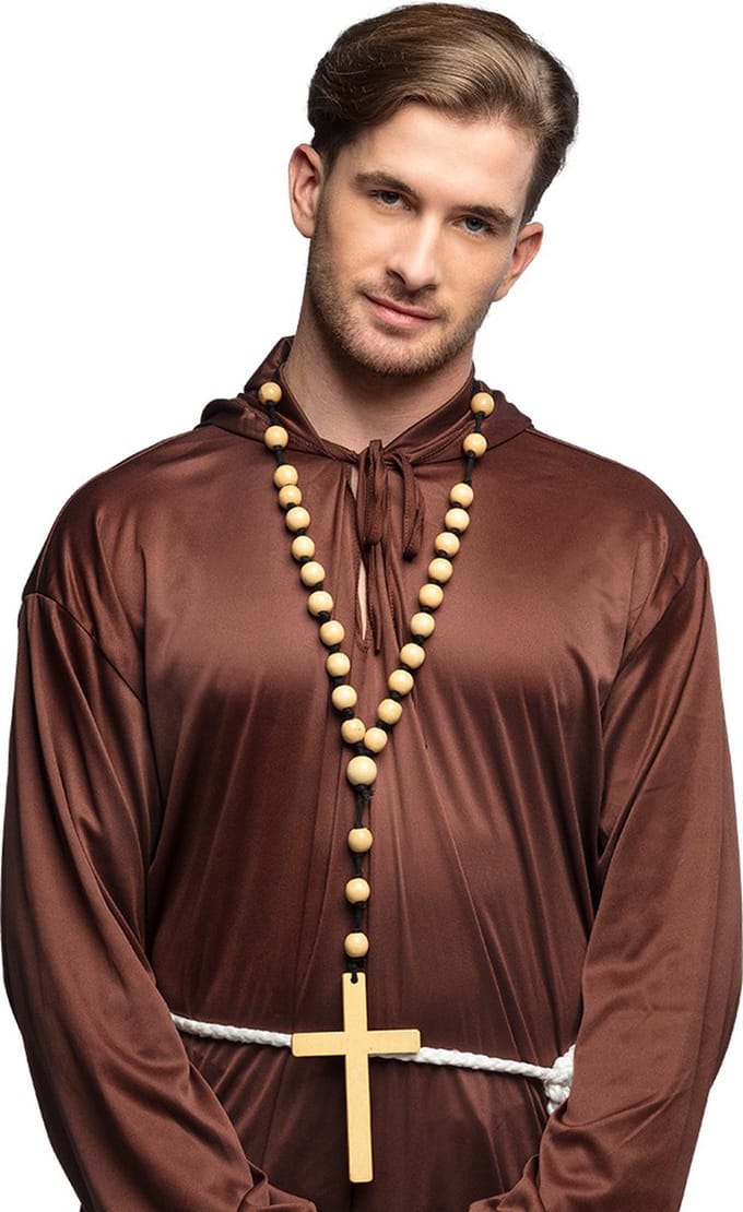 Boland - Ketting Priesterkruis deluxe - Volwassenen - Unisex - Priester -