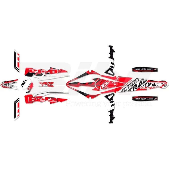 Motorfiets decoratie kit Blackbird Racing Traction Béta EVO 125/200/250