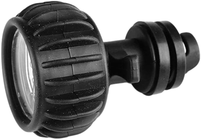 Luchtdrukmeter - Bandenspanningsmeter - Opblaasbare boten - Geïntegreerde pomp - 0-30 PSI - Zwart