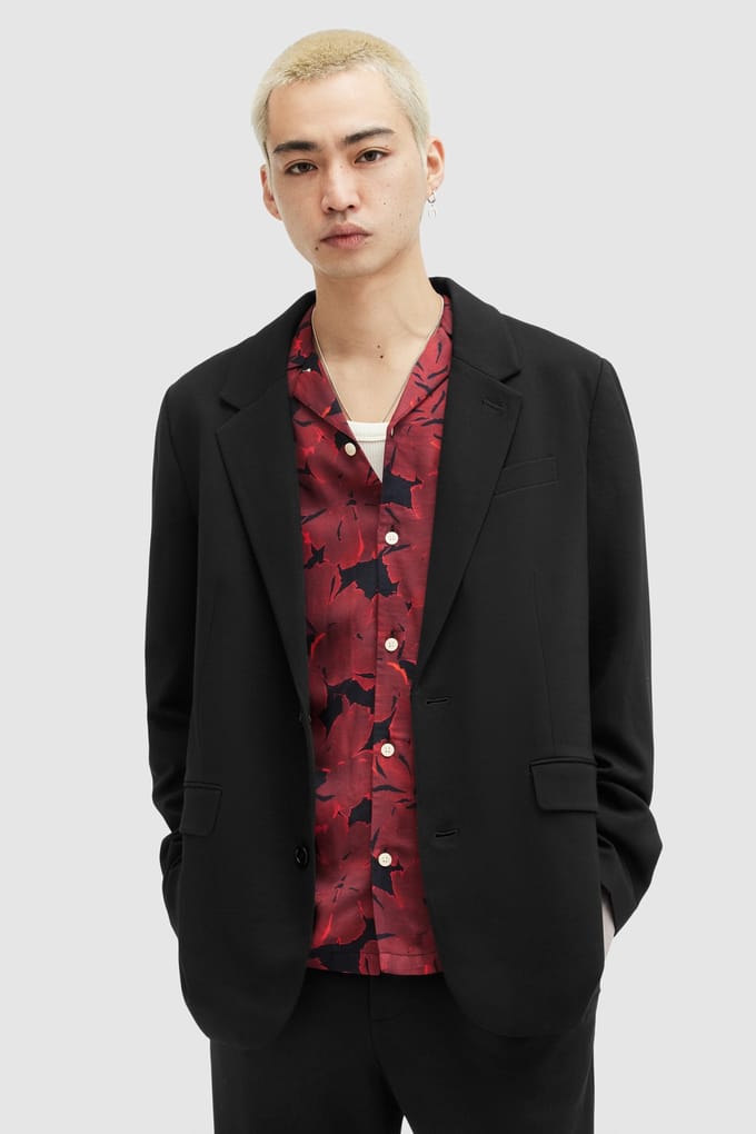 AllSaints Helm Blazer Black Taglia: 34 | Blazers Outlet | Uomo | Nero