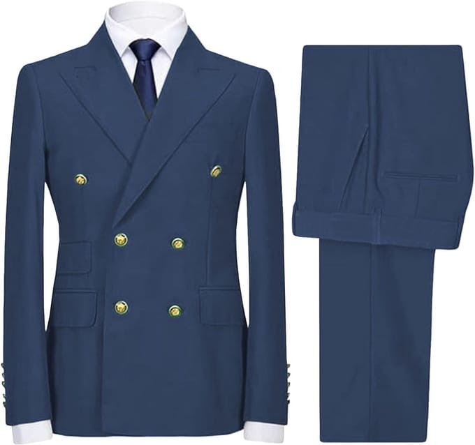 Heren Pak - Zakelijk Kleding - Formele Gelegenheden - Slanke Pasvorm - 2-Delig