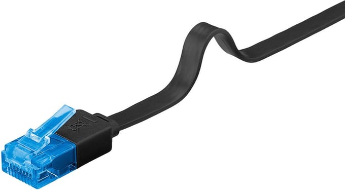 Wentronic CAT6A Netwerkkabel - RJ45 - Zwart - 20 m