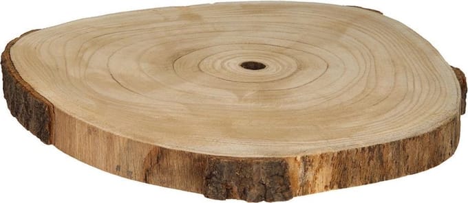 Dijk Natural Collections Plateau Paulownia hout 40 cm