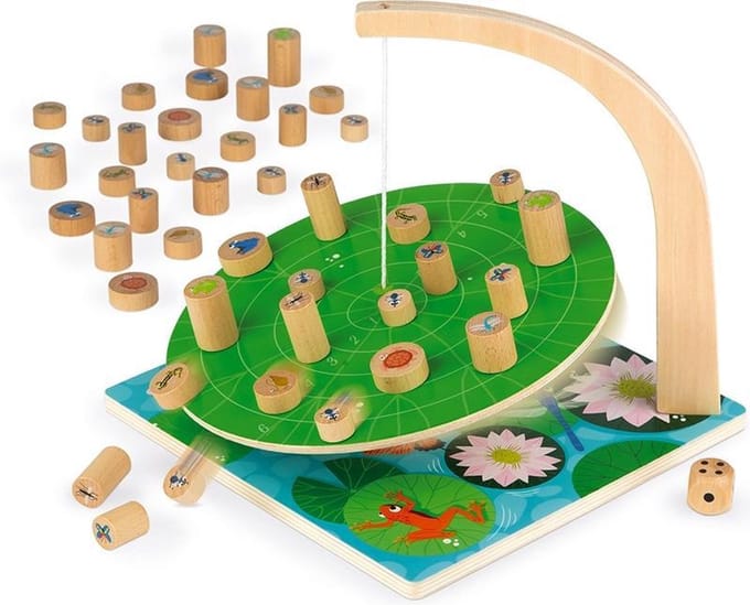 Janod - Spel - Waterlelie challenge - Dobbellen