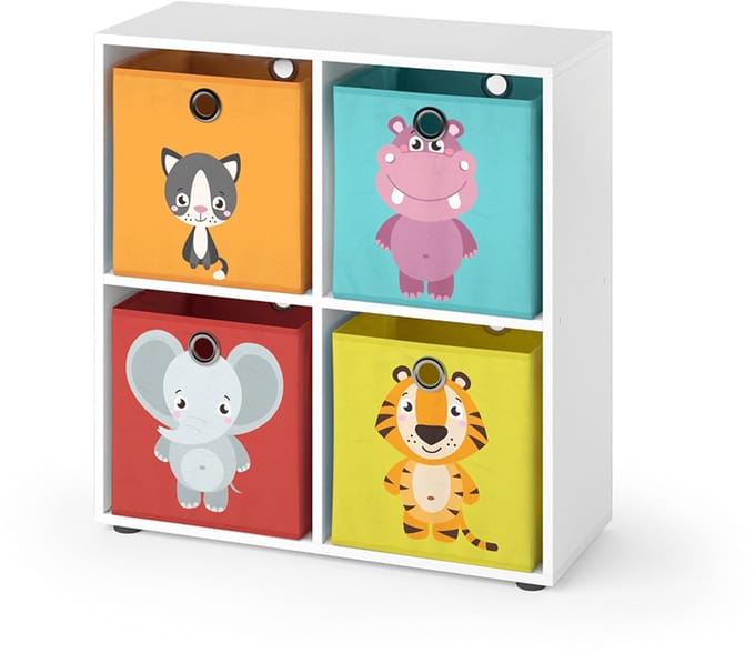 Vicco Tetra Ruimteverdeler – 72.6 x 72 cm Wit