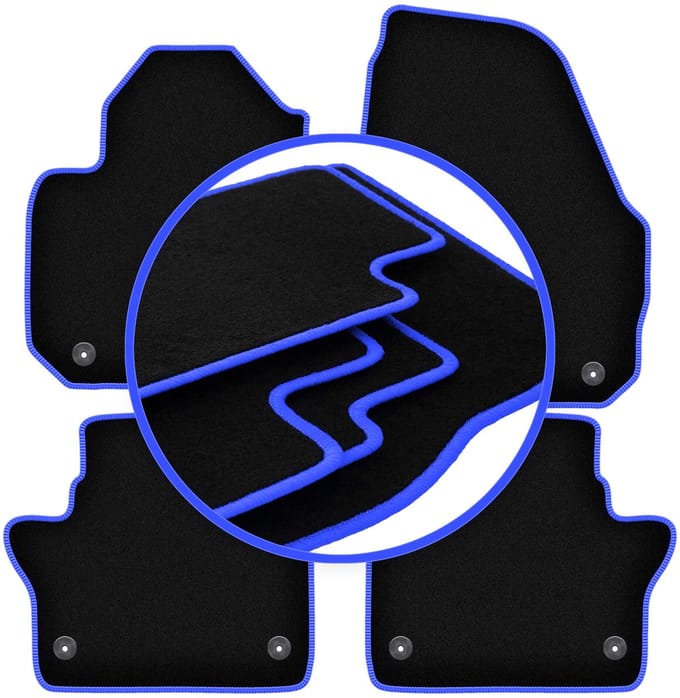 CARLUX-BLUE automatten voor: Volvo S60 II Lang (2010-2018)