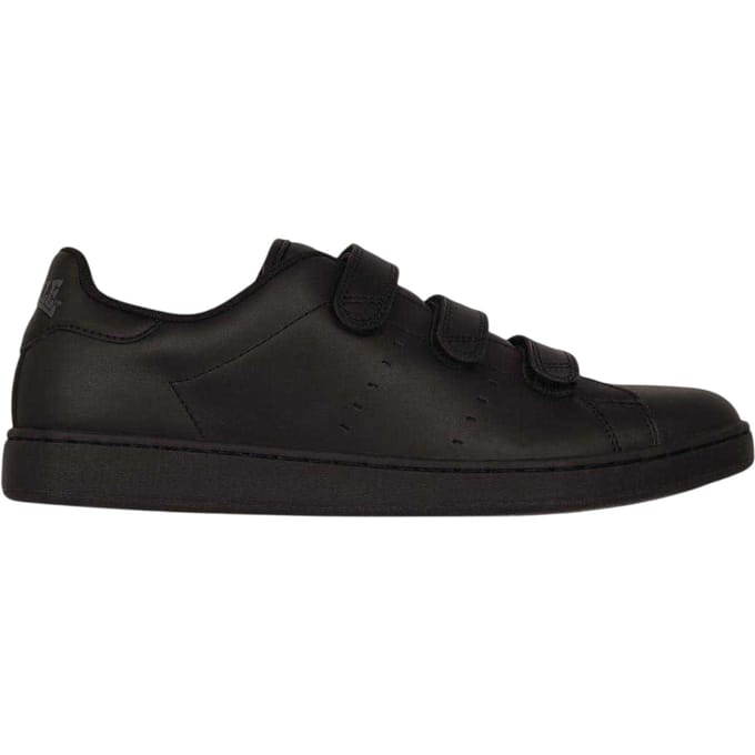 Lonsdale Mannen Leyton Drievoudige Klittenbandschoenen (Zwart/Zwart)