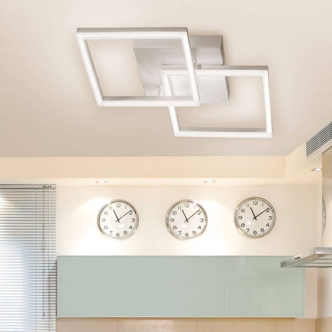 Fabas Luce LED plafondlamp Bard met twee lampjes