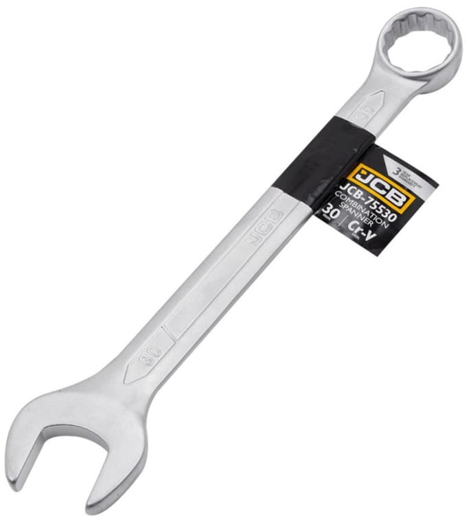 JCB JCB-75530 - Ringsteeksleutel - 30 mm - Satijn finish - Staal Cr-V