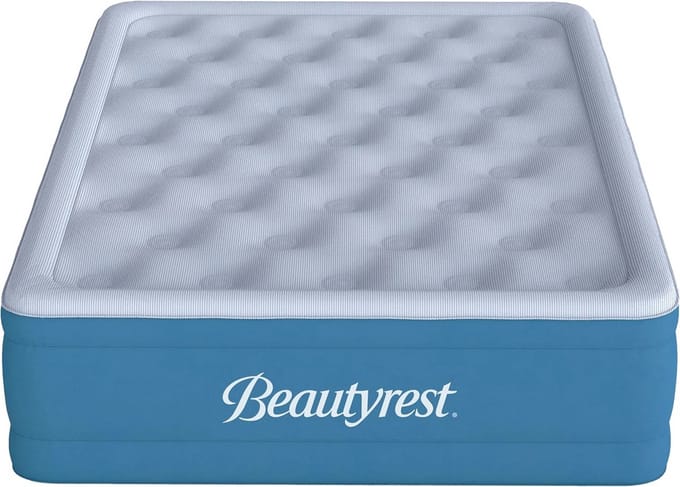 Comfort Plus Express Bed - Luxe Luchtmatras met Pluche Fluwelen Kussen en Ingebouwde Pomp - 100% Lekvrij