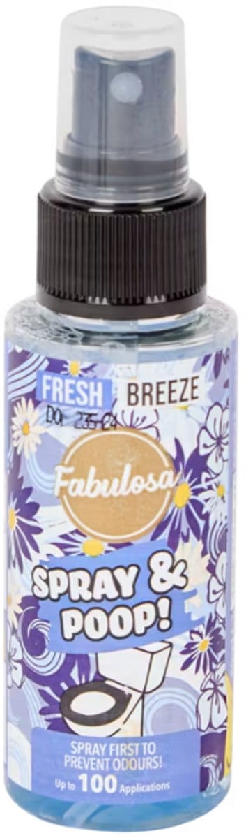 Fabulosa Spray & Poop geurneutralisator - blauw - Fris