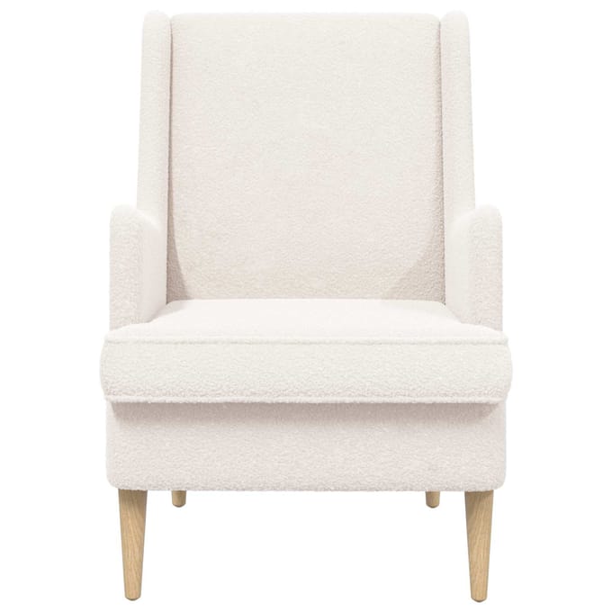 vidaXL - Fauteuil - Crèmekleurig - Bouclé