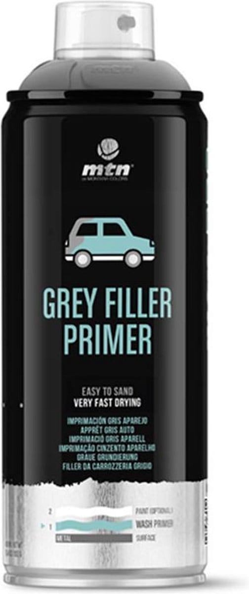 Spuitbus Vullende Primer Grijs MTN WEPRO 400ML