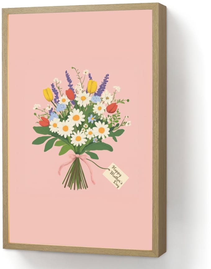 Bloemen - Lint - Kaartje