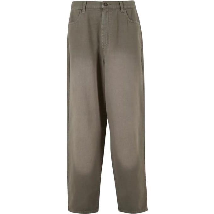Urban Classics - 90's Jeans Broek rechte pijpen - Taille, 36 inch - Olijfgroen