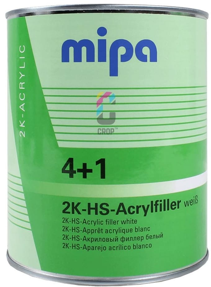 MIPA 4+1 2K-HS-Acrylfiller - Primer - 1 liter - Wit