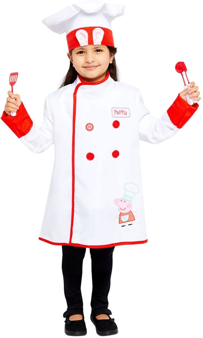 Peppa Pig Chefkok Kinderkostuum