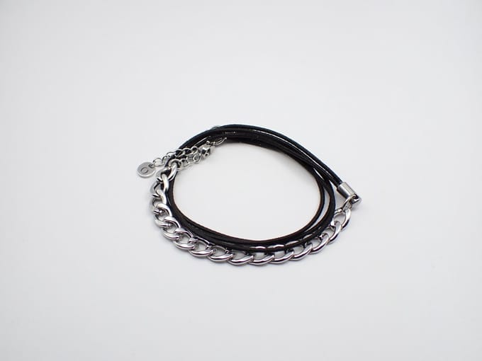 Colure® wikkelarmband jasseron robuust gourmet zwart