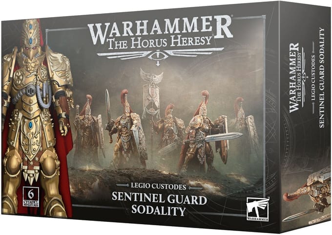 Beeldje Games Workshop Warhammer 30k - Legiones Custodes : Sentinel Guard Sodality
