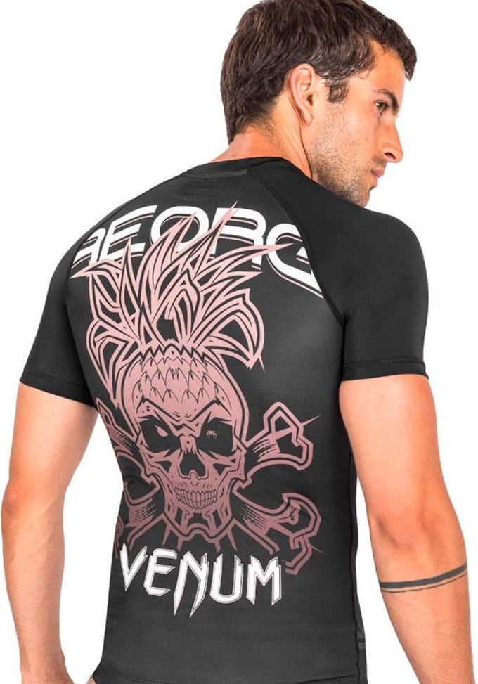 Venum Reorg Rash Guard Korte Mouwen Zwart - S