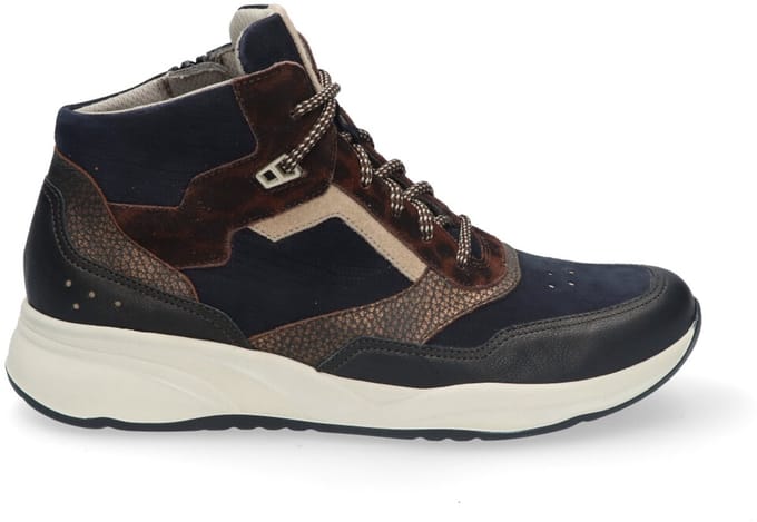 Durea 9778 Sneaker Zwart/Donkerblauw H