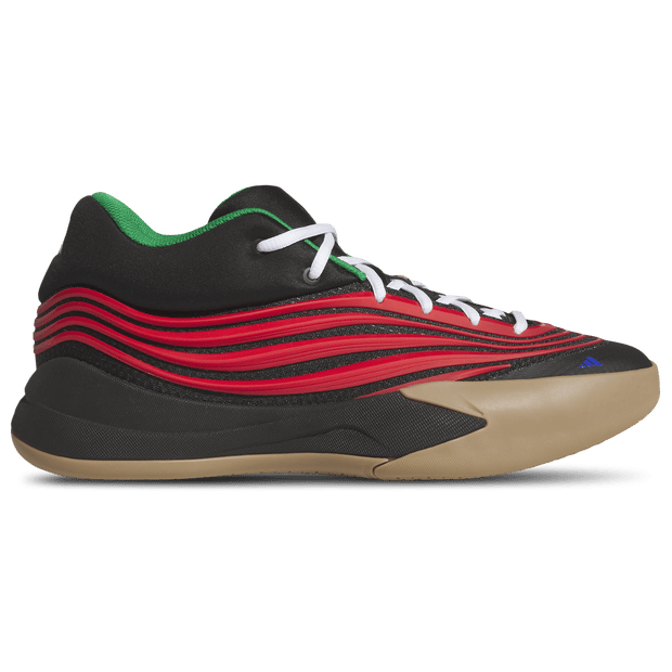 Adidas Dame Sneakers Heren - Zwart - Maat 44 2/3 - Mesh/Synthetisch