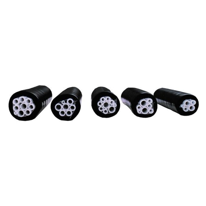 Python lijn - droge python voor heat tracing (10х16mm) met 13mm isolatie voor 4 bierlijnen in 7mm