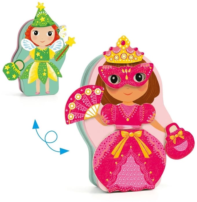 Puzzel mooi meisje magnetisch
