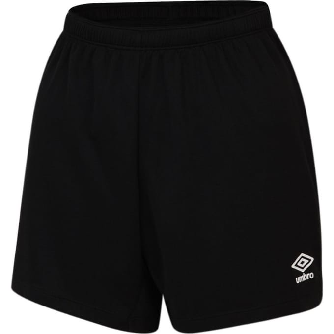 Umbro Dames/Dames Club Logo Shorts (Zwart)