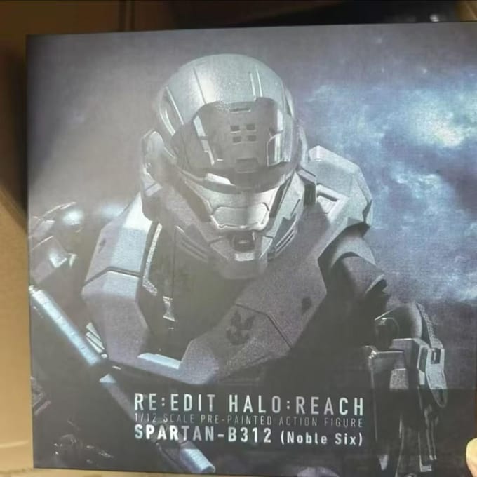 Geleedbare Master Chief PVC Actiefiguur Verzamelmodel Speelgoed 18cm with box