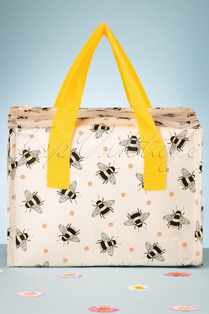Lunchtasje/ koeltasje Bijen / Happy Bee van Sass & Belle