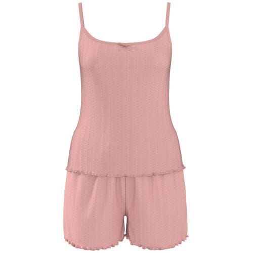 ESMARA Pointelle dames shortama (Roze, S (36/38))